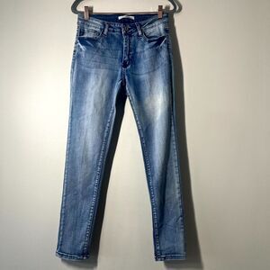 Kancan Mid-Rise Skinny Stretch Blue Denim Jeans KC11214HRL Size W9 28x28.5